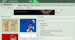 Desktop Screenshot of alex-the-cat.deviantart.com