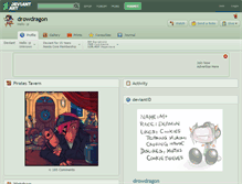 Tablet Screenshot of drowdragon.deviantart.com