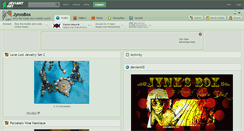 Desktop Screenshot of jynxsbox.deviantart.com