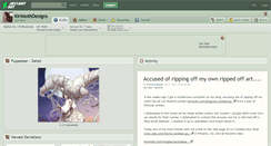 Desktop Screenshot of kirimothdesigns.deviantart.com