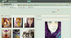 Desktop Screenshot of darkrain2095.deviantart.com