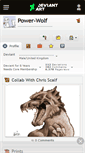Mobile Screenshot of power-wolf.deviantart.com