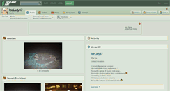 Desktop Screenshot of icelady87.deviantart.com