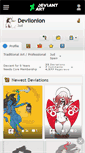 Mobile Screenshot of devilonion.deviantart.com
