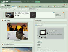 Tablet Screenshot of abdelo.deviantart.com