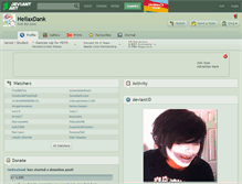 Tablet Screenshot of hellaxdank.deviantart.com