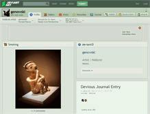Tablet Screenshot of genowski.deviantart.com