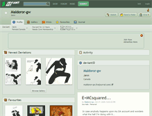 Tablet Screenshot of maldoror-gw.deviantart.com