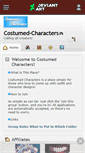 Mobile Screenshot of costumed-characters.deviantart.com