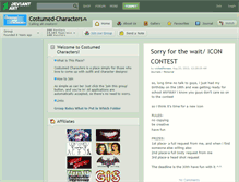 Tablet Screenshot of costumed-characters.deviantart.com