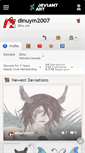 Mobile Screenshot of dinuym2007.deviantart.com