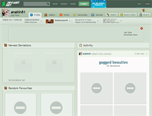Tablet Screenshot of anakin81.deviantart.com