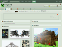 Tablet Screenshot of harryisland.deviantart.com
