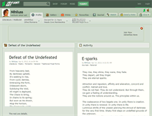 Tablet Screenshot of nihiluss.deviantart.com