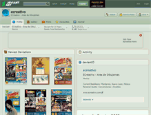 Tablet Screenshot of ecreativo.deviantart.com
