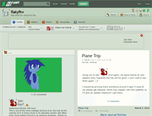 Tablet Screenshot of flakyftw.deviantart.com