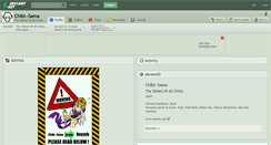 Desktop Screenshot of chibi--sama.deviantart.com