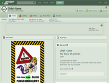 Tablet Screenshot of chibi--sama.deviantart.com