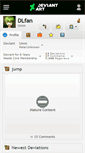 Mobile Screenshot of dlfan.deviantart.com