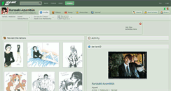 Desktop Screenshot of kurosaki-azumi666.deviantart.com