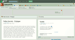 Desktop Screenshot of cadenceoflife.deviantart.com