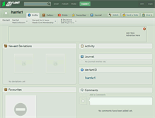 Tablet Screenshot of harrie1.deviantart.com