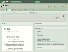 Tablet Screenshot of miarra.deviantart.com