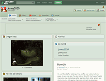 Tablet Screenshot of jonny2020.deviantart.com