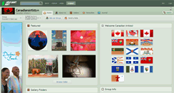Desktop Screenshot of canadianartists.deviantart.com