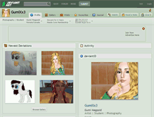 Tablet Screenshot of gumixx3.deviantart.com