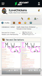 Mobile Screenshot of ilovechickens.deviantart.com
