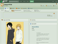 Tablet Screenshot of masaomikida.deviantart.com