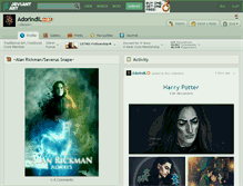 Tablet Screenshot of adorindil.deviantart.com