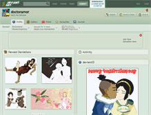 Tablet Screenshot of doctoramor.deviantart.com