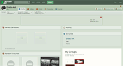 Desktop Screenshot of erotic-art.deviantart.com