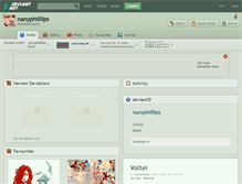 Tablet Screenshot of nanyphilllips.deviantart.com
