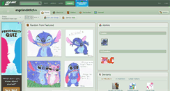 Desktop Screenshot of angelandstitch.deviantart.com