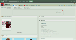 Desktop Screenshot of laser0776.deviantart.com