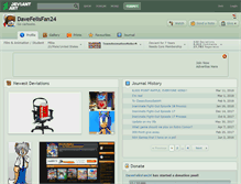 Tablet Screenshot of davefelisfan24.deviantart.com