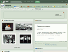 Tablet Screenshot of mavince.deviantart.com