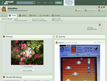 Tablet Screenshot of dracoinu.deviantart.com