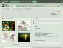 Tablet Screenshot of ishil.deviantart.com
