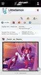 Mobile Screenshot of littledemon.deviantart.com