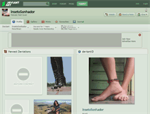 Tablet Screenshot of insetosonhador.deviantart.com
