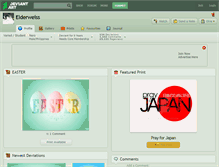 Tablet Screenshot of elderweiss.deviantart.com