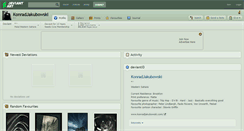 Desktop Screenshot of konradjakubowski.deviantart.com