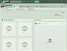 Tablet Screenshot of charles78.deviantart.com