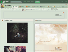 Tablet Screenshot of hqheart.deviantart.com