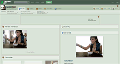 Desktop Screenshot of kmoreau.deviantart.com