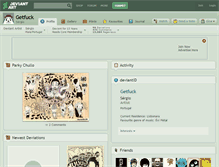 Tablet Screenshot of getfuck.deviantart.com